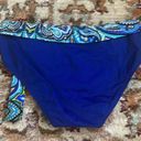 Tommy Bahama  Blue Paisley Waist Tie Bikini Bottoms S Photo 1