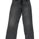 Abercrombie & Fitch Ultra High Rise Ankle Straight Curve Love Black Jeans Photo 2