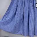 Tommy Hilfiger  Pleated Pull-On Midi Skirt Size Medium Blue New NWT Elastic Waist Photo 1