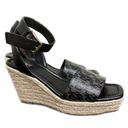 DKNY Calima Ankle Strap Espadrille Wedge Sandals NWOB Photo 4