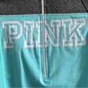 PINK - Victoria's Secret  Teal & Gray Quarter Zip Photo 2