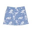 Lady Hagen  Golf Skort Athletic Skirt with Shorts Light Blue Floral Print Size 10 Photo 0