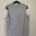 cj banks  Gray and White Sleeveless Stretch Knit Top Size 1X Photo 3