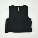 LC Lauren Conrad Black Lace Rhinestone Sleeveless Crop Top XS Photo 3