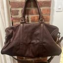 Classic Leather Duffel Weekender bag Brown Photo 9