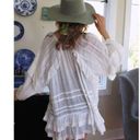 Free People Tamasi Ruffle Tunic in Ivory Size Small Photo 3