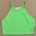 Timing Neon Cropped Tank Top Photo 0