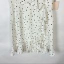 superdown New  Revolve size small White Camile Ruffle Heart Print Mini dress Photo 6