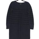 Banana Republic  Navy Striped Tunic Sweater  Size Large Photo 0