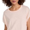 Free People NEW! We The  You Rock Tee PALE PINK Short Sleeve SMALL Boxy Cropped Photo 5