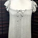 Nordstrom  Women's Moonlight Eco Ruffle Nightgown Gray Heather S NWOT Photo 2