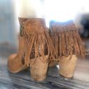 Very G Boutique Fringe Zipper Ankle Bootie Photo 1