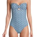 Tommy Hilfiger  Blue Floral One Piece Swimsuit 14 NEW Retails $118 Photo 2