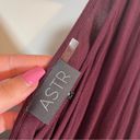 Nordstrom  ASTR Label Peek-a-Boo Lace Silk Blend Romper Cranberry Purple Size S Photo 7