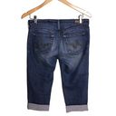 Bermuda Adriano Goldschmied   Shorts Sz 28R EUC Med Wash Rolled Hem Jean Shorts Photo 1