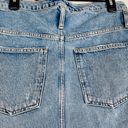 AGOLDE  Blue Reworked 90's A-Line Pleated Paperbag Distressed Denim Skirt Size 26 Photo 8