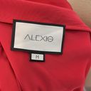 Alexis  Analiai Crepe Slip-Style Wrap Dress Red S Photo 10