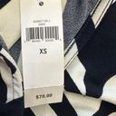 Banana Republic NWT  Midi Dress Blue And White Size XS Interview Office Photo 4