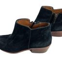 Sam Edelman  Black Suede Petty Ankle Boots Side Zip Sz 6 Casual Photo 2