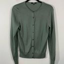 Uniqlo  Women's Green 100% Wool Button Up Cardigan Size S Photo 0