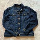 CAbi  Womens Denim Blue Jacket Jean Style Button Up Size Small Photo 0