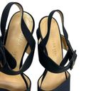 Bottega Veneta  Vintage Black Square Toe Buckle Heeled Sandals Size US 6.5 Photo 5