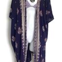 Gypsy  FLORAL CARDIGAN KIMONO OVERSIZE top SMALL Photo 0