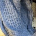 infinity Martha Stewart 2 ply Cashmere  Scarf Blue Photo 3