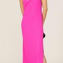 Line and Dot  Adelyn Hot Pink Maxi Slip Dress Square Neckline Spaghetti Straps sz L Photo 0