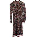 DEX Women's Maxi Long Sleeve Floral Dress Size Medium New With Tags Black Photo 1