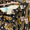 Aria BODEN  Black Floral Bow Coquette Silk Blend Blouse Size 4 Photo 4