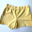 Athletic Works Vintage  Shorts Small 4-6 Warm Yellow Elastic Stretch Pull… Photo 1