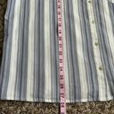 Polo Universal Thread Striped  button down shirt blue/white XL Photo 8