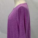 Athleta Long Sleeve Siri Bubble Hem Purple Shirt Size Large Photo 3