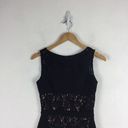 Black Halo  Wyatt Black Lace Embroidered Sheath Midi Dress Size 0 Photo 4