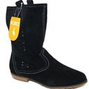 Sporto  Bridget Black Suede Cowboy Boots Size 6.5 M Photo 4