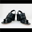 Salvatore Ferragamo  Trezze 85mm Block Heel Slingback Leather Sandals Size 4 Photo 8