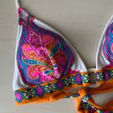 Victoria's Secret Y2k Victoria’s secret bohemian multicolor printed triangle padded bikini top Photo 5