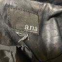 a.n.a  New Approach Black Faux Leather Jacket Photo 9