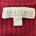 P.J. Salvage  merlot sleeveless thermal waffle tank Photo 3