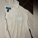 Ralph Lauren Lauren  beige embroidered robe sz small Photo 2