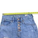 We The Free  Button Fly High Rise Distressed Raw Hem Jeans Women’s Size 26 Photo 2