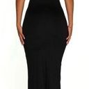 Naked Wardrobe NWOT  Care Crewneck Sleeveless Solid Black Maxi Dress SZ XS Photo 1