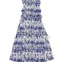 Rails  Constantine Cobalt Shibori Tie Dye Blue
White Midi Dress Size Small Photo 4