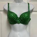 Western Fashion Green Tribal Coin Bra Top Photo 1