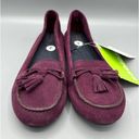 Crocs  Lina Loafer Suede Plum Slip On Flats Shoes Triple Comfort Womens 8 Casual Photo 1