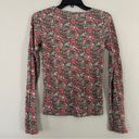 Prince And Fox  Pink Floral Long Sleeve T-Shirt Blouse Casual Spring Large Photo 3