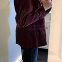 Sag Harbor  Jean Co Corduroy Burgundy Jacket - Size 14 Photo 5