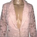 INC  dusty rose lace blazer Photo 3