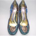 Hale Bob  Blue Heels Shoes Photo 3